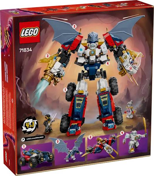 LEGO Ninjago 71834 Zane's Ultra Combiner Mech