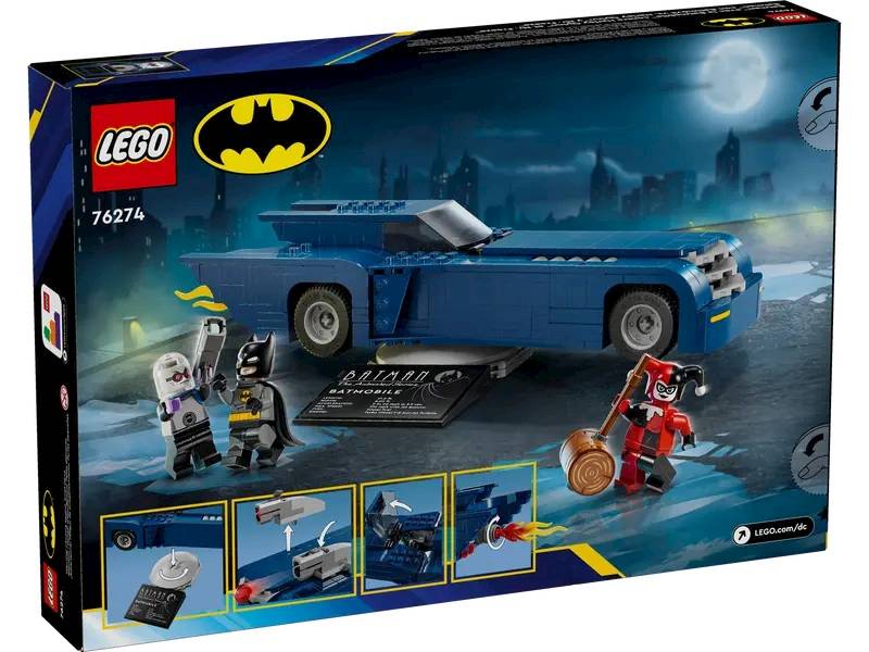 LEGO DC 76274 Batman with The Batmobile vs Harley