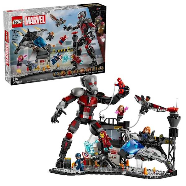 LEGO Marvel 76314 Captain America Civil War Action