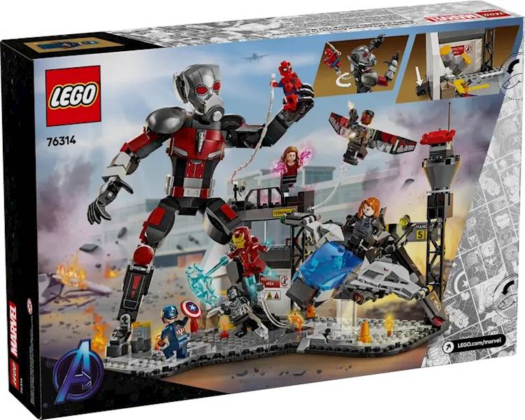 LEGO Marvel 76314 Captain America Civil War Action