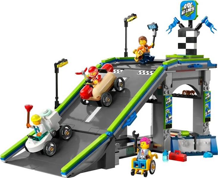 LEGO City 60460 No limits Race Car Ramp Track