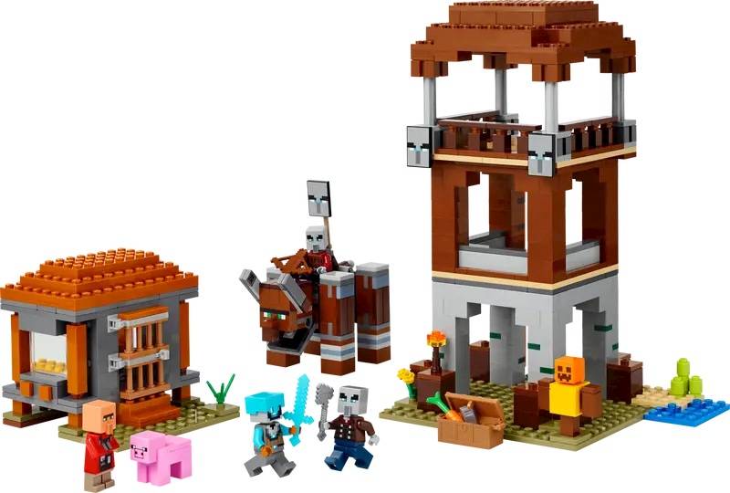 LEGO Minecraft 21278 Pillager Outpost and Ravager