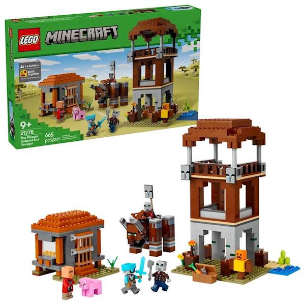 LEGO Minecraft 21278 Pillager Outpost and Ravager