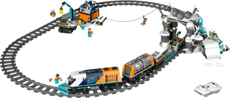 LEGO City 60470 Explorers Arctic Polar Train