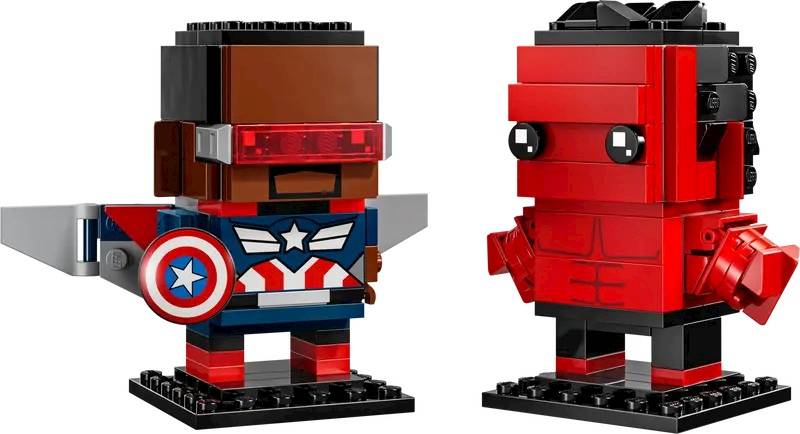 LEGO BrickHeadz 40668 Captain America & Red Hulk