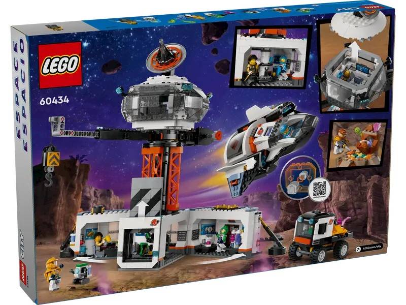 LEGO City 60434 Space Base and Rocket Launchpad