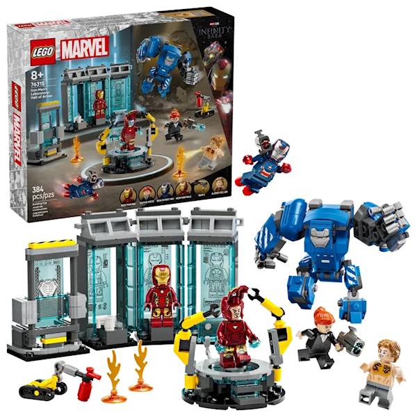 LEGO Marvel 76315 Iron Man's Laboratory Armory