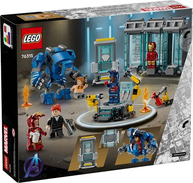 LEGO Marvel 76315 Iron Man's Laboratory Armory