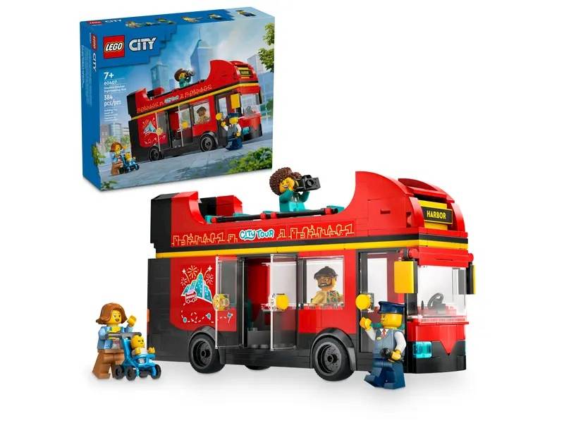 LEGO City 60407 Red Double Decker Sightseeing Bus