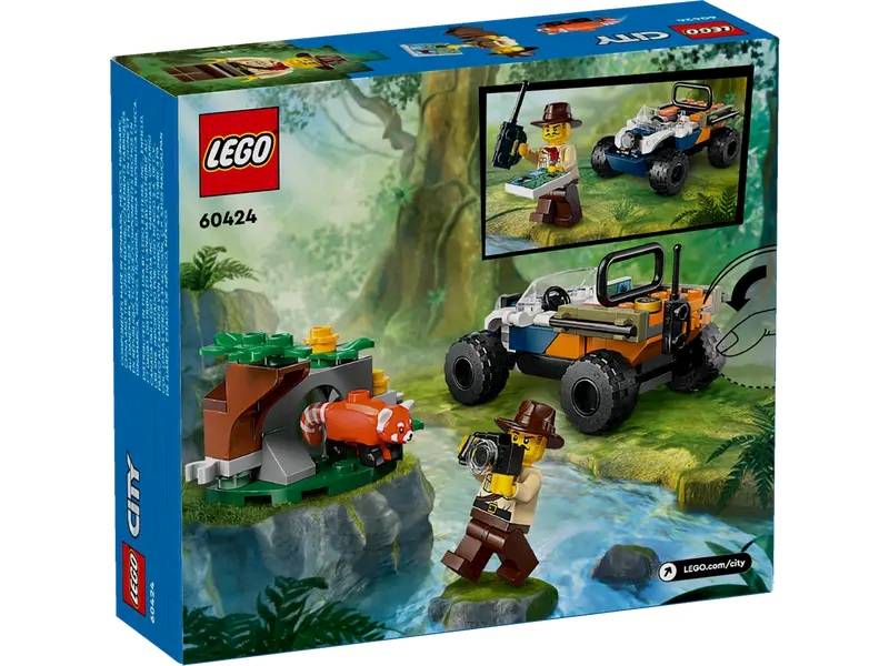 LEGO City 60424 Jungle Explorer ATV Red Panda 