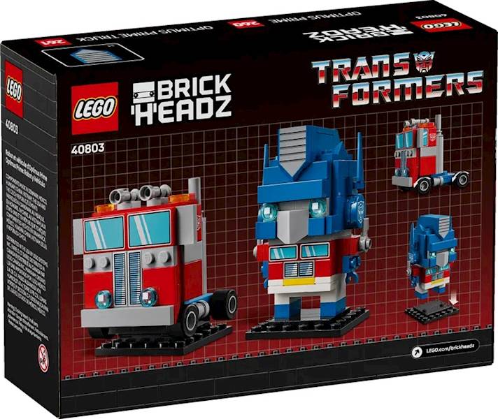 LEGO BrickHeadz 40803 Optimus Prime Robot Vehicle