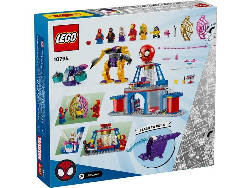 LEGO Marvel 10794 Team Spidey Web Spinner HQ