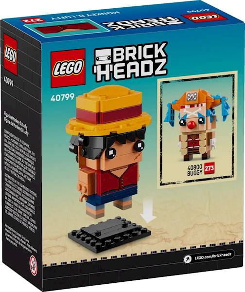 LEGO BrickHeadz 40799 Monkey D.Luffy Figure