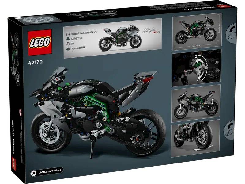 LEGO Technic 42170 Kawasaki Ninja H2R Motorcycle