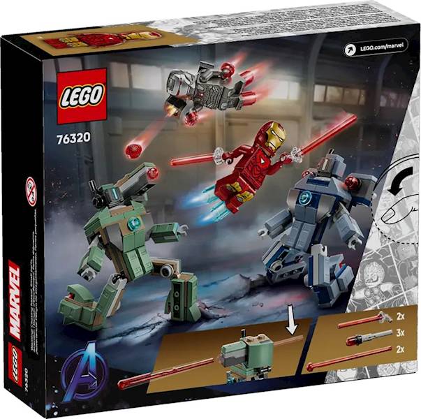 LEGO Marvel 76320 Iron Man & War Machine vs Hammer