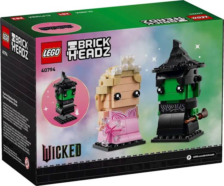 LEGO BrickHeadz 40794 Elphaba & Glinda Figures