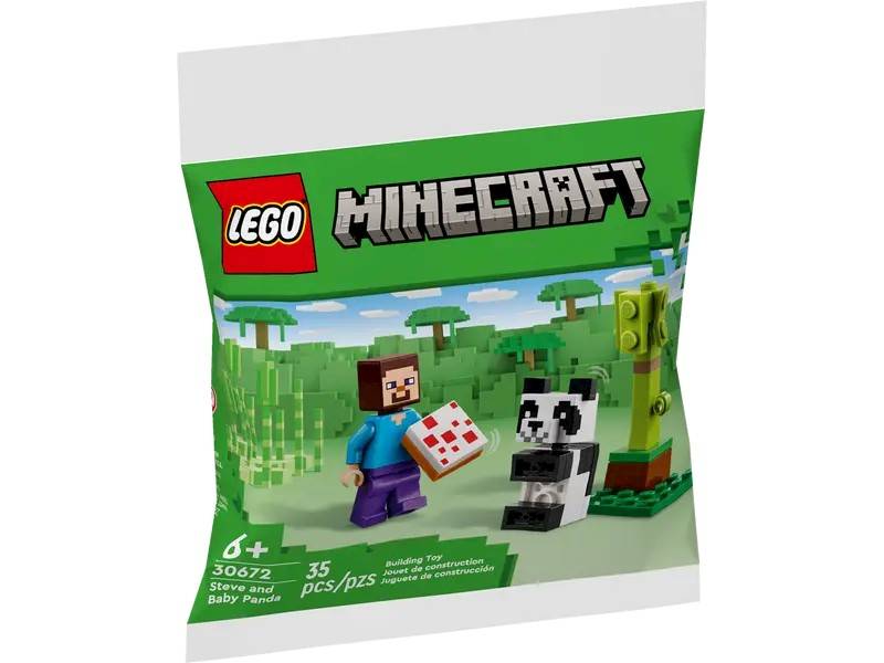 LEGO Minecraft 30672 Steve and the Baby Panda