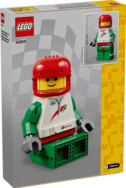 LEGO 40819 Up scaled Racing Driver minifigure