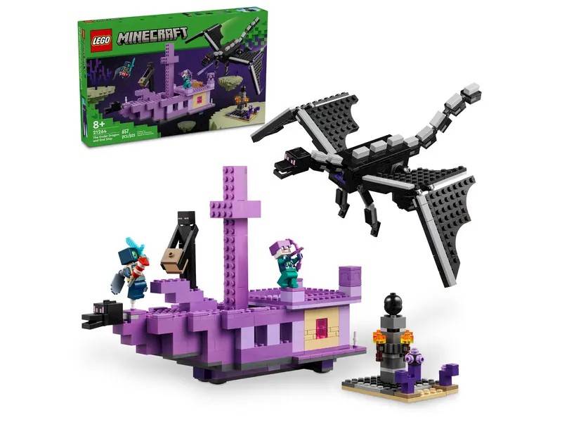 LEGO Minecraft 21264 The Ender Dragon & End Ship