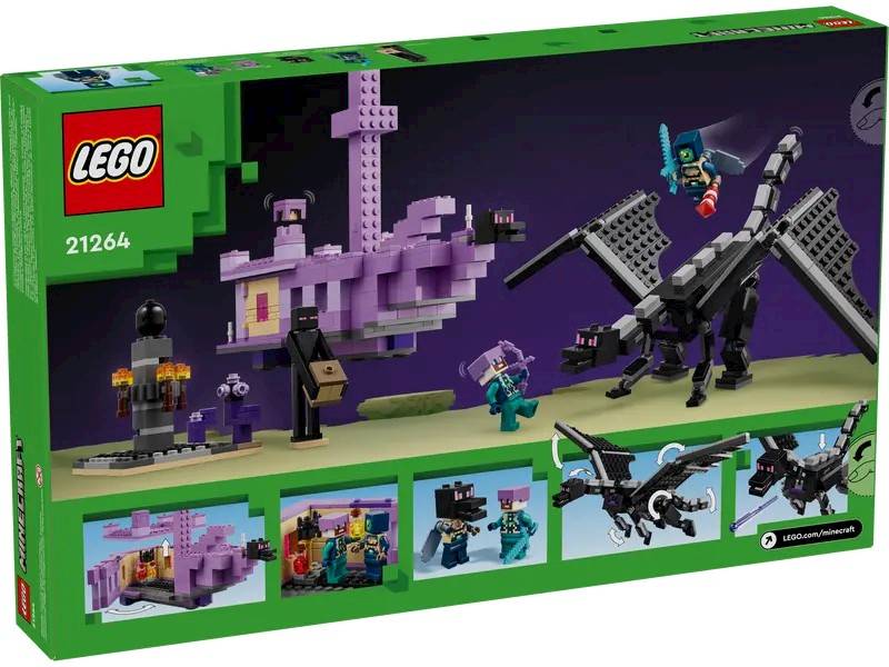 LEGO Minecraft 21264 The Ender Dragon & End Ship