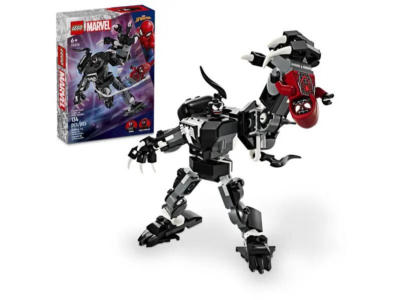 LEGO Marvel 76276 Venom Mech Armor vs Miles Morale