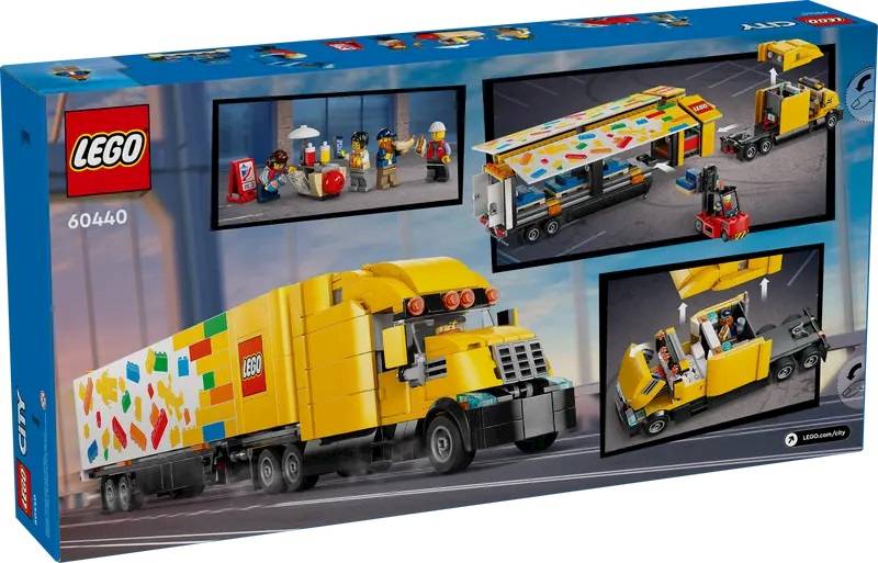 LEGO City 60440 Yellow Deliver Truck