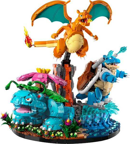 LEGO Pokemon 72153 Venusaur, Charizard & Blastoise