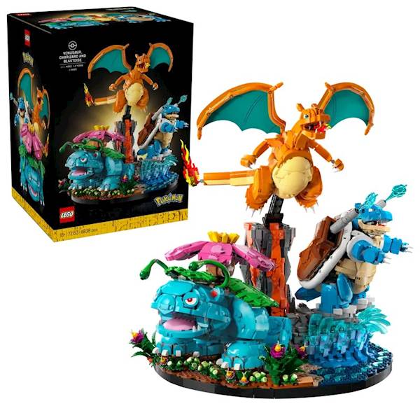 LEGO Pokemon 72153 Venusaur, Charizard & Blastoise
