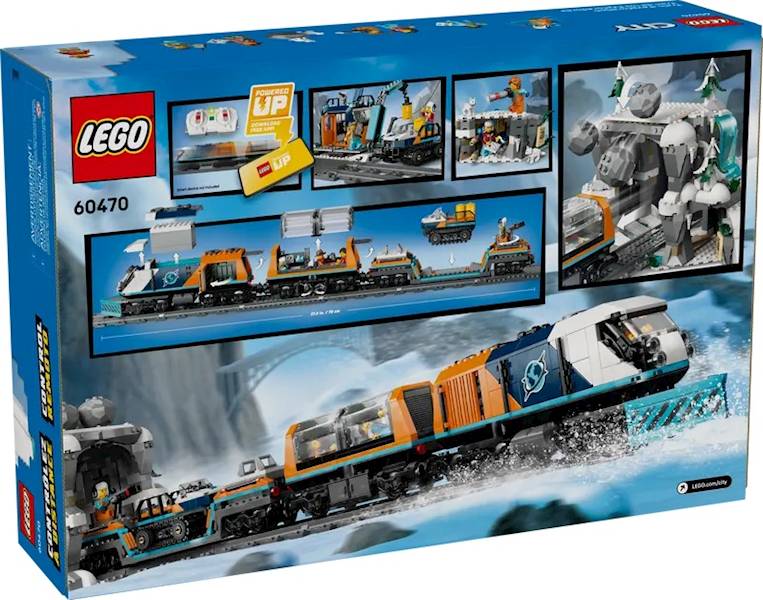 LEGO City 60470 Explorers Arctic Polar Train