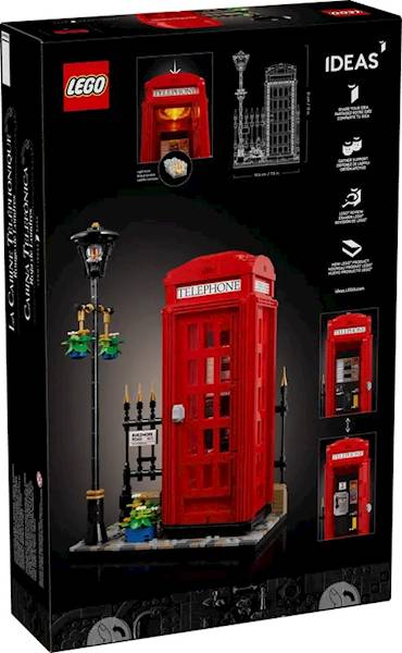 LEGO IDEAS 21347 Red London Telephone Box