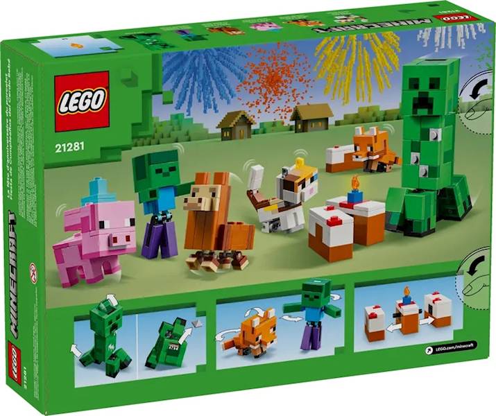 LEGO Minecraft 21281 Baby Pig's Birthday Celeb