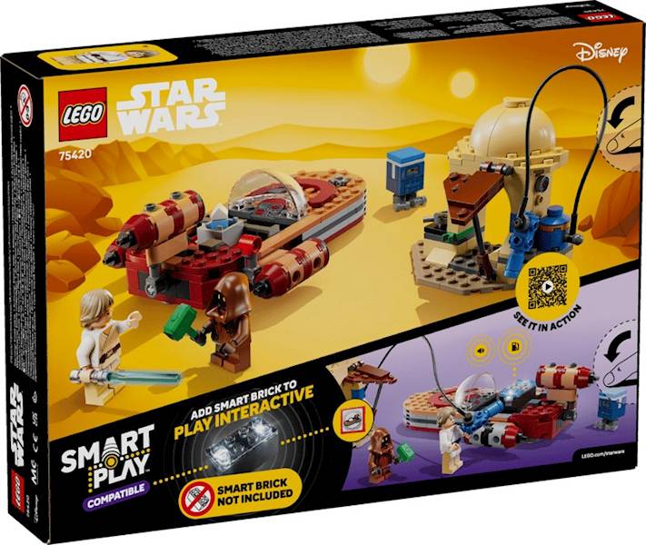 LEGO Star Wars 75420 SMART Play Luke’s Landspeeder