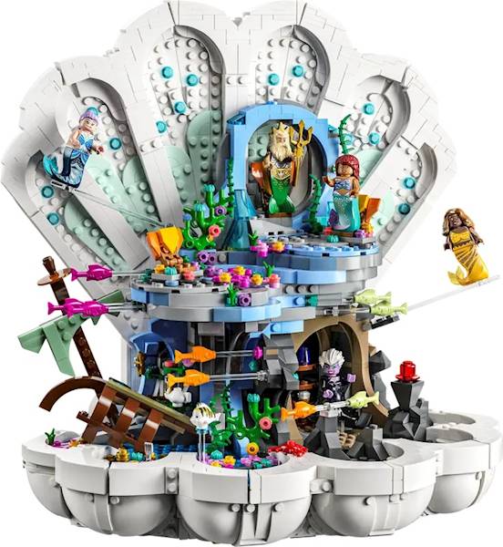 LEGO Disney 43225 Little Mermaid Royal Clamshell