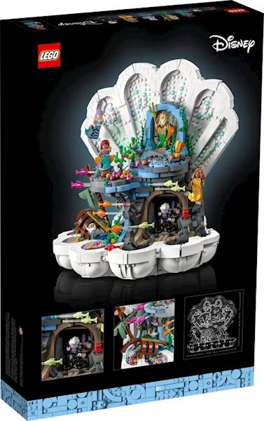 LEGO Disney 43225 Little Mermaid Royal Clamshell