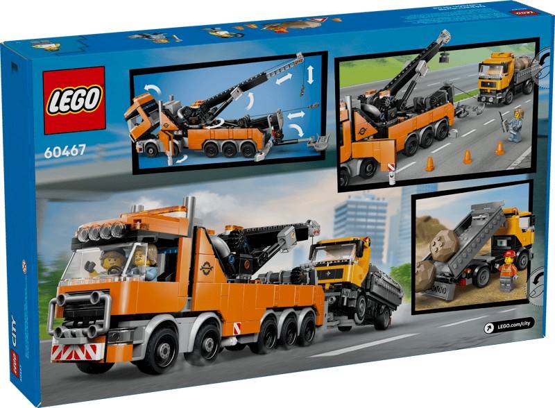 LEGO City 60467 Heavy-Duty Recovery Tow Truck