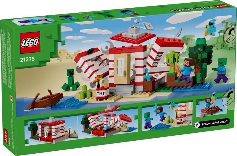 LEGO Minecraft 21275 The TNT Jungle House