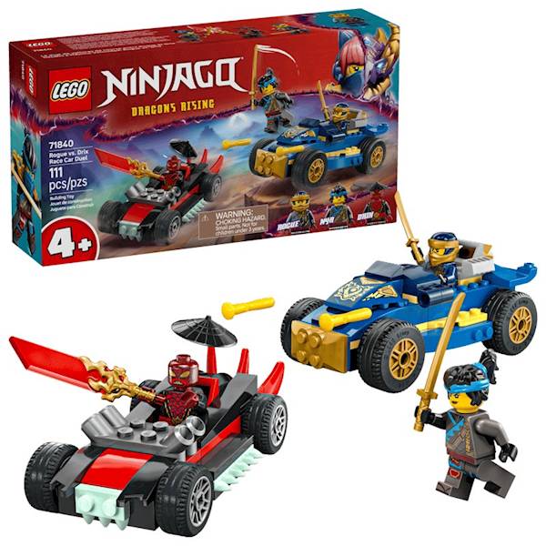 LEGO Ninjago 71840 Rogue vs Drix Race Car Duel