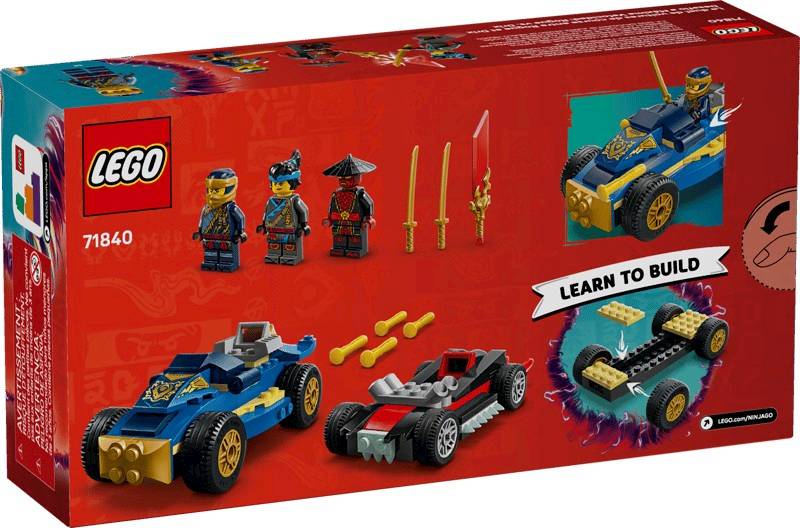 LEGO Ninjago 71840 Rogue vs Drix Race Car Duel