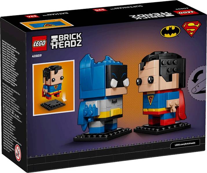 LEGO BrickHeadz 40859 Golden Age Superman & Batman