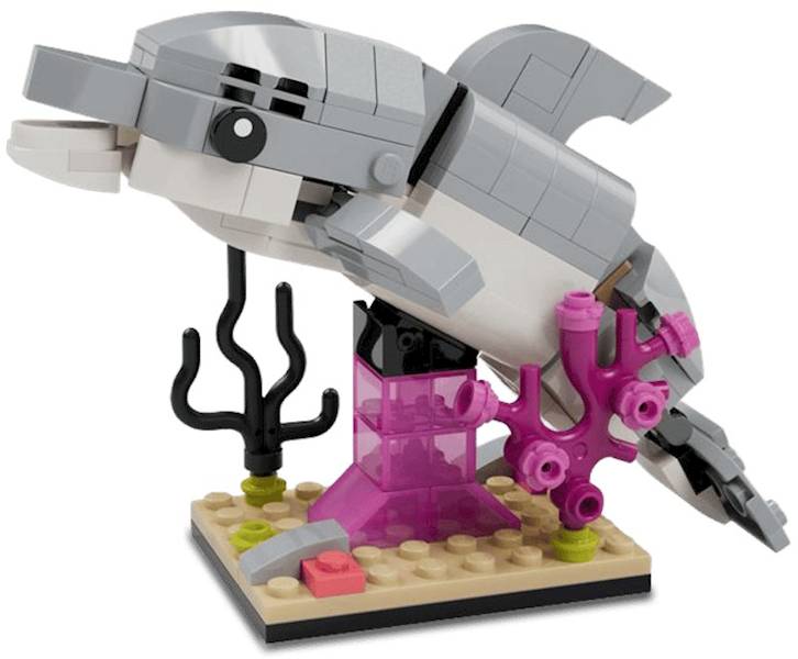 LEGO 5010075 Mini Dolphin Stand