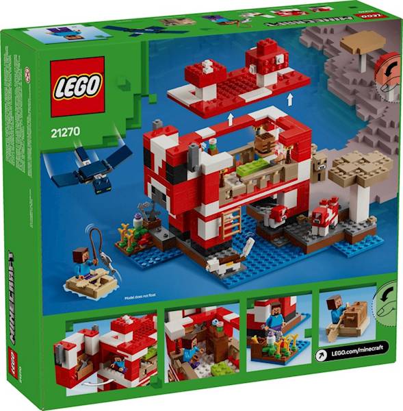 LEGO Minecraft 21270 The Mooshroom House
