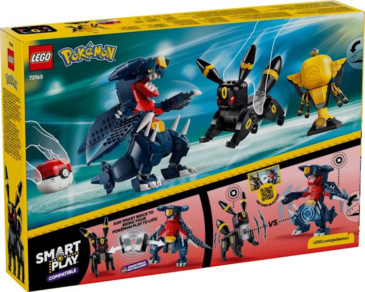 LEGO Pokemon 72165 SMART Play Umbreon vs Garchomp