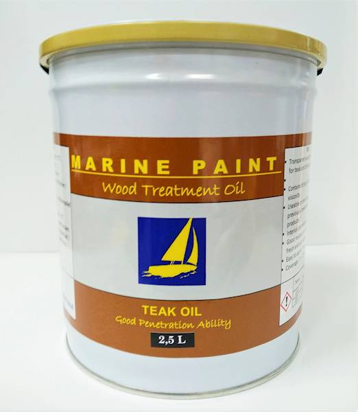 Marine Paint Oil Teak - Transparent         2,50 l
