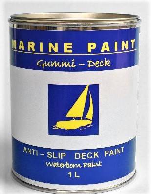 Marine Paint Gummi Deck - L.Grey            1,00 l