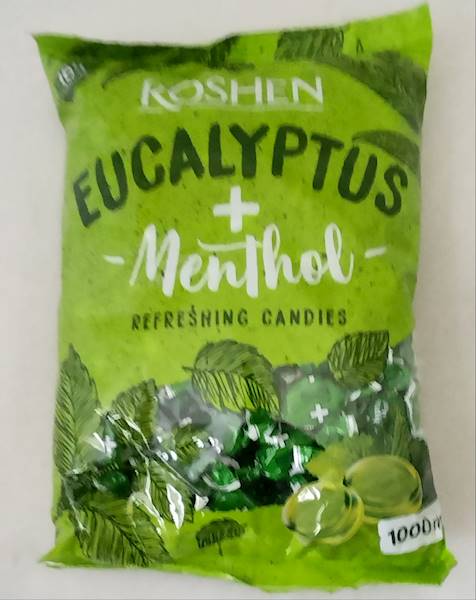 CUKIERKI EUKALYPTUS 1KG ROSHEN