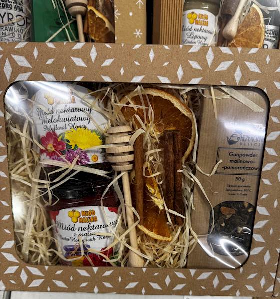 ZESTAW PREZENT. NR 1 (2 miody i herbata)