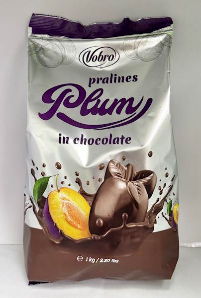 CUKIERKI PRALINY ŚLIWKA 1kg VOBRO 