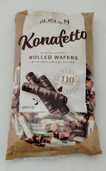 CUKIERKI KONAFETTO BIANCO 1kg ROSHEN