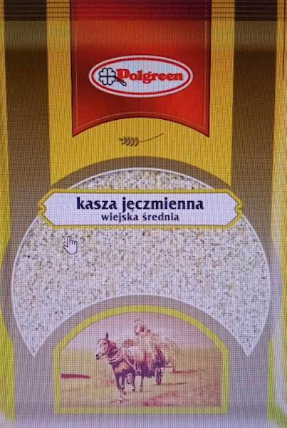 KASZA ŚREDNIA JĘCZ. 500g POLGREEN