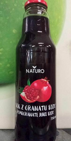 SOK Z GRANATU 750ml 100% POLBIOECO